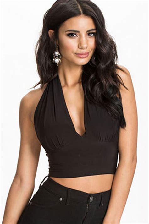 Women Tight Bandeau Black Halter Crop Top Online Store For Women Sexy Dresses