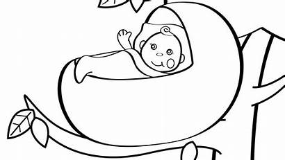 Rockabye Coloring Pages Nursery Mother Club Activities
