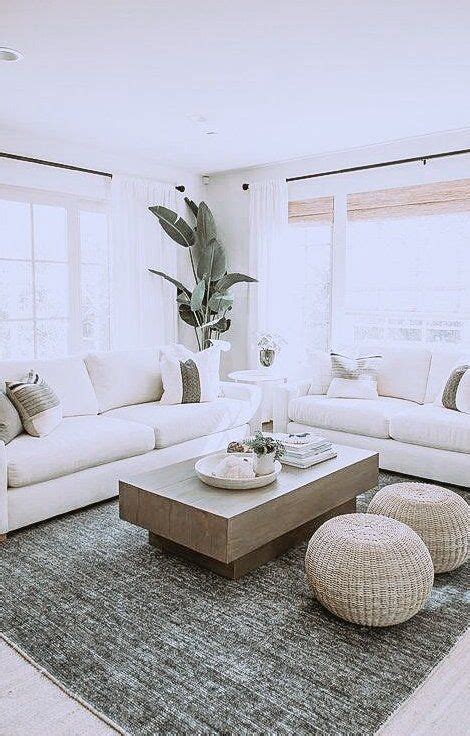 Light And Airy Bright With Natural Elements In 2020 Living Room