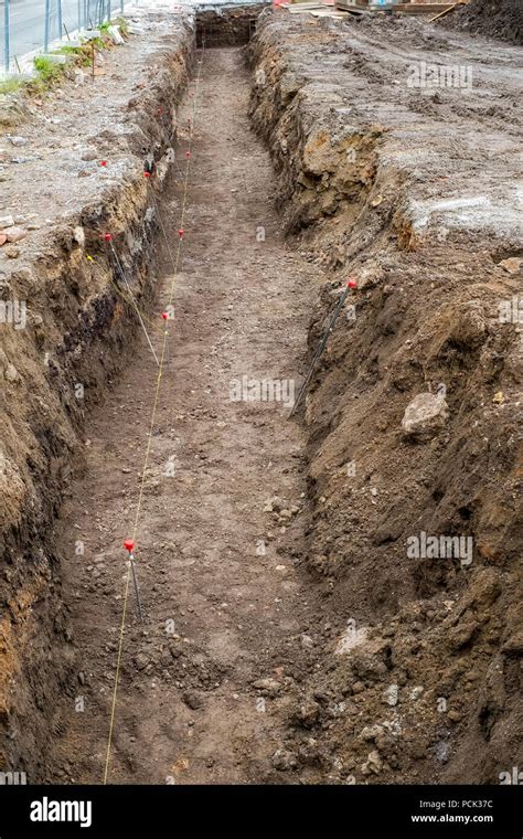 Dug Pit For Pipe Hi Res Stock Photography And Images Alamy