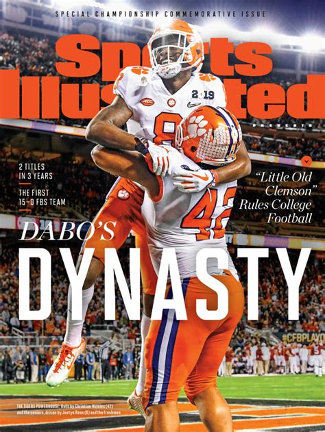Clemson National Championship Sports Illustrated Covers Buy Here
