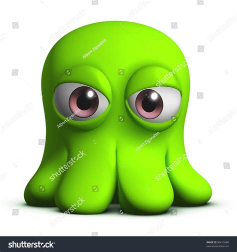 Sad Octopus Stock Photo 96615688 Shutterstock