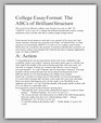 24 Greatest College Essay Examples – RedlineSP