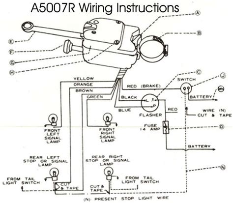 Usa turn signal wiring brake lights wiring. Technical - Yankee 856 | The H.A.M.B.
