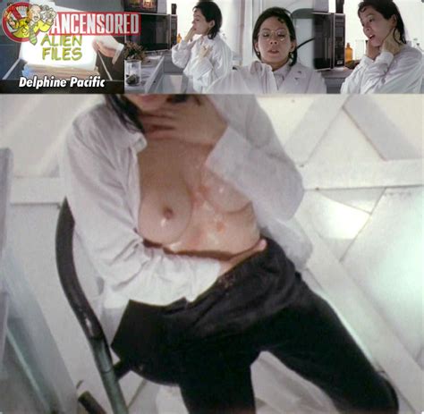 Naked Delphine Pacific In Alien Files