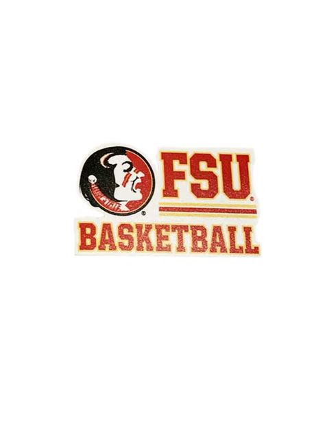 Fsu Basketball Decal Sticker Barefoot Campus Outfitter