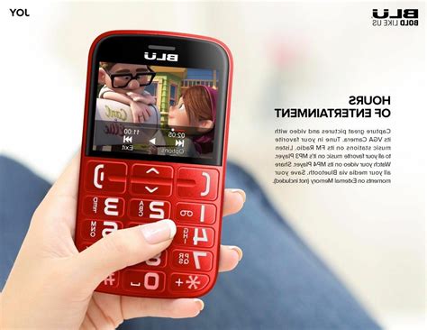 Blu Joy J010 Unlocked Gsm Senior Friendly Phone