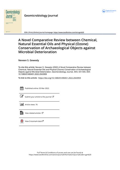 Pdf A Novel Comparative Review Between Chemical Natural Essential