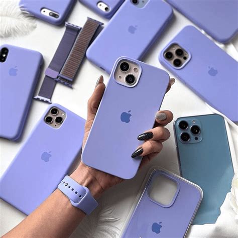 Lavender Iphone 14 Plus Pro Max Case Silicone Cases For Apple Etsy
