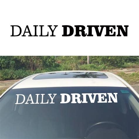 Car Styling For Daily Driven Interesting Windshield Banner Jdm Stance