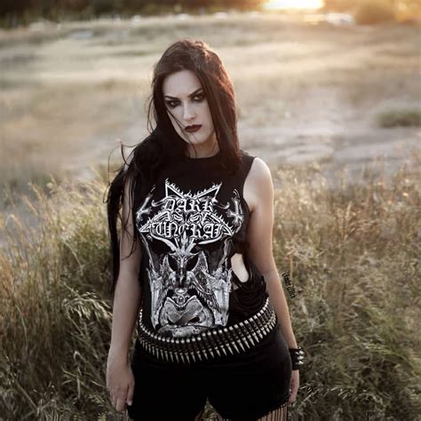 Black Metal Girl Black Metal Woman Blackmetalgirl