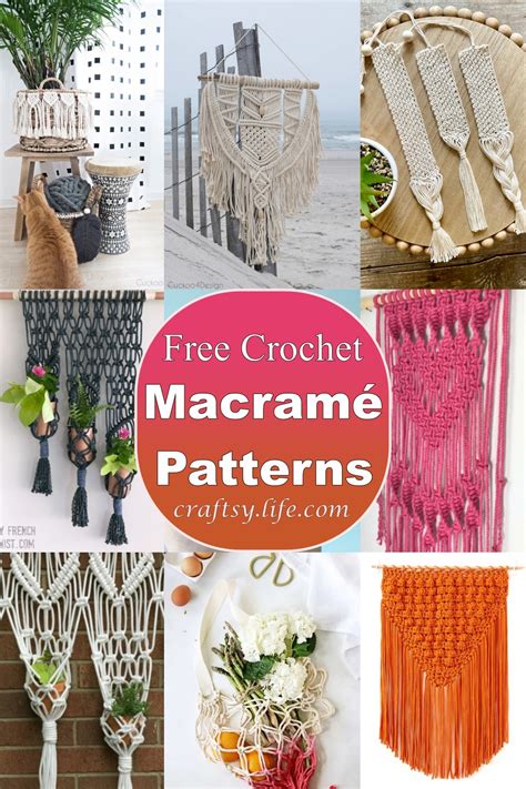 Free Crochet Macramé Patterns Craftsy
