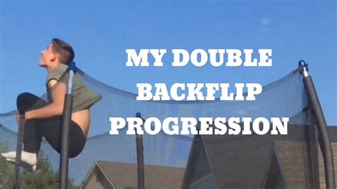 Double Backflip Progression How I Got Over The Fear Helpful