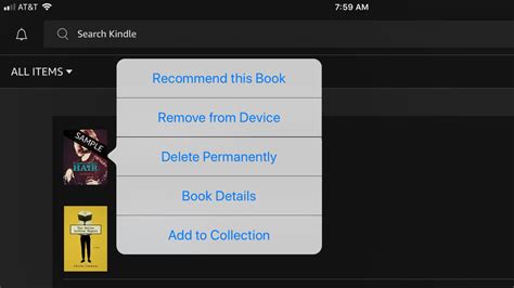 Both the books and kindle apps allow you to delete books from your ipad as easily as you added them. Cleaning Out the Kindle Library - The New York Times