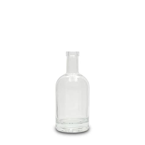 375 Ml Clear Glass Polo Bottle With Bar Top Clear Glass Nordic Liquor