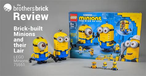 Lego 75551 Minions Brick Built Minions And Their Lair Review The