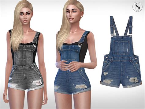 úhel Možná Vrácení Peněz Body Denim Overalls Sims 4 Posun Vzrušení Přehánět