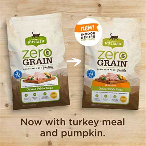 Real chicken is always the #1 ingredient, combined with a unique superfood blend to help with indoor cat concerns. Rachael Ray Nutrish Zero Grain Dry Cat Food, Grain Free ...