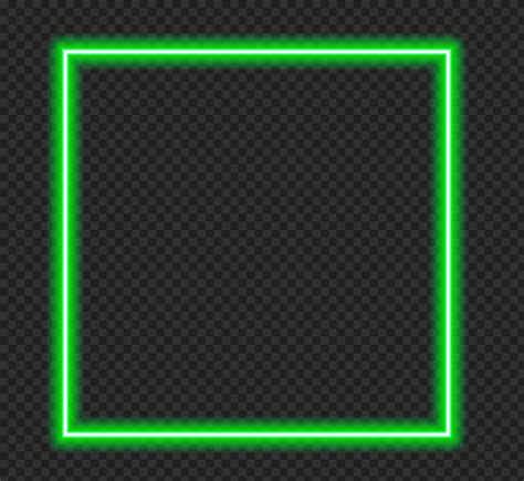 Hd Green Neon Border Frame Png Citypng