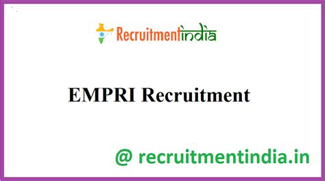 Empri Recruitment 2021 Jobs