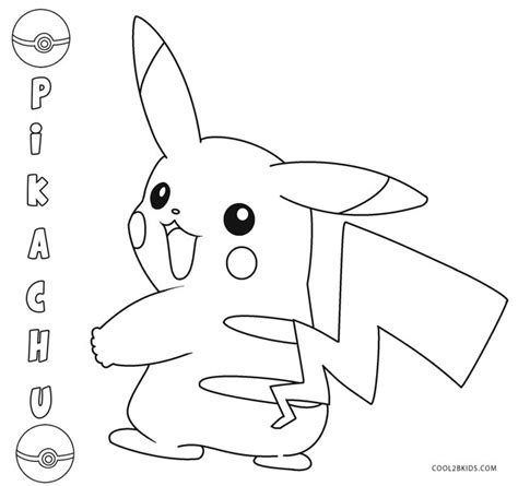 Printable Pikachu Coloring Pages For Kids