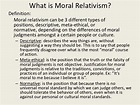 Ethics moral relativism