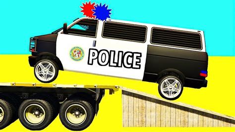 Cartoon Police Cars And Nursery Rhymes For Babies And Children Youtube