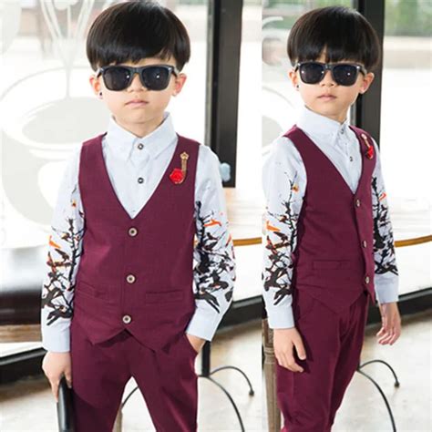 Baby Boy Clothing Suit 2017 New European Boy Small Dress Wedding Dress