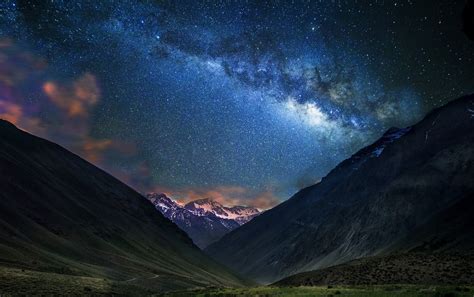 2809976 Nature Landscape Long Exposure Volcano Milky Way Starry