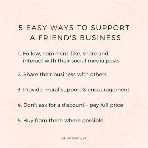 How To Support Your Friends Small Business Business Lpw