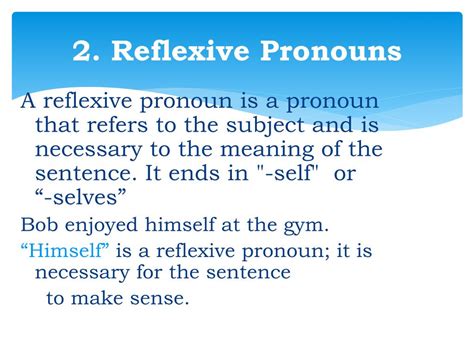 Ppt Types Of Pronouns Powerpoint Presentation Free Download Id2712470