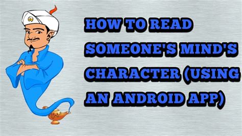 How To Read Someones Minds By Using An Android App Youtube