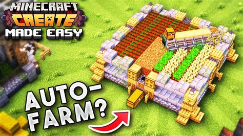 Ultimate Guide To Easy Automatic Crop Farms Minecraft Create
