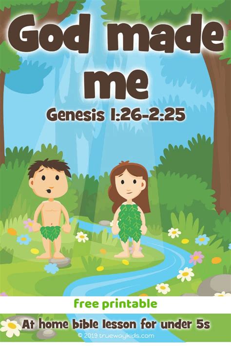 Free Printable Bible Lesson For Under 5s Including Games Worksheets