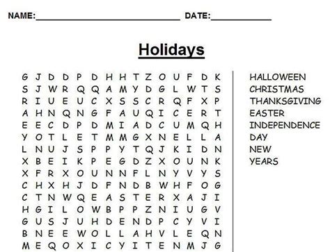 11 Places To Create Your Own Free Word Search Puzzles Free Word