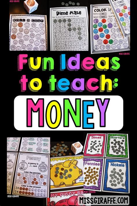 Scroll up above lesson 1 to see the book options. Miss Giraffe's Class: Teaching Money