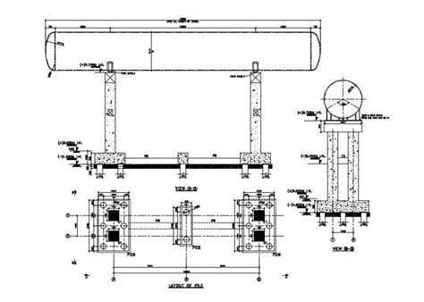 Pile Detail Drawing Download Autocad File Cadbull Cadbull