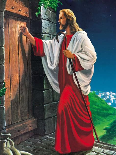 jesus knocking  door  diamond painting kits oloee