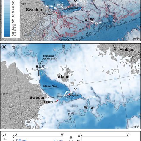 Bathymetric Map Of The Baltic Sea Based On The Emodnet 2018 Dbm The