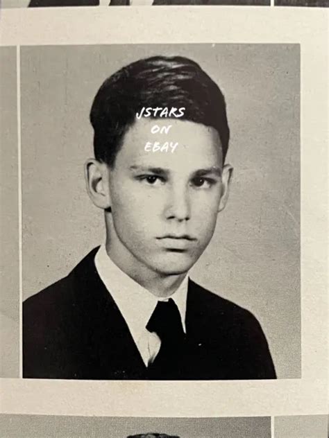Jim Morrison High School Senior Yearbook The Doors Lizard King