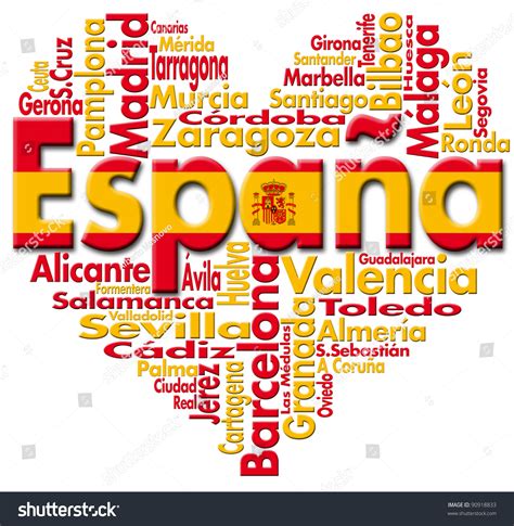 Love Spain Stock Illustration 90918833 Shutterstock