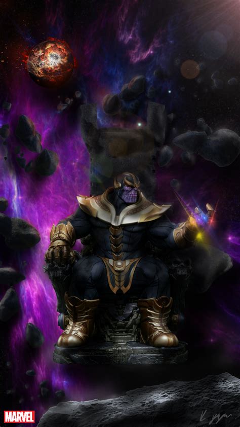 Done This Of Thanos Inspired From The Guardians Of The Galaxy Movie