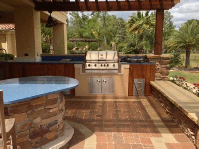 Our outdoor kitchen bbq islands come in various shapes to blend with your space perfectly. Elite Landscape Concrete | Outdoor Kitchen & BBQ Island ...