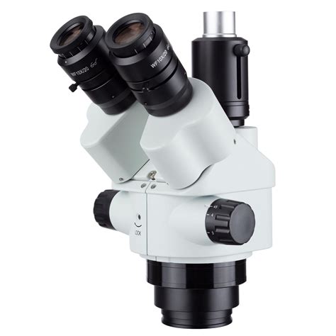 7x 45x Trinocular Zoom Stereo Microscope Head Amscope Uk