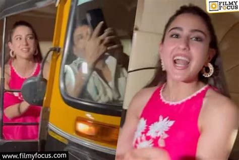 sara ali khan s auto ride is a bad publicity stunt filmy focus