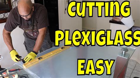 How To Hand Cut Plexiglass Easy Youtube