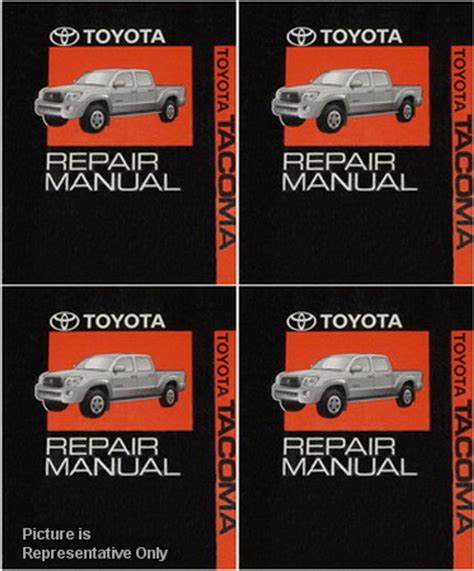 2011 Toyota Tacoma Factory Shop Service Repair Manual 4 Volume Set