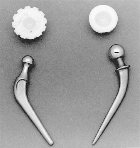 Photograph Showing The Charnley Left And Stanmore Right Prostheses