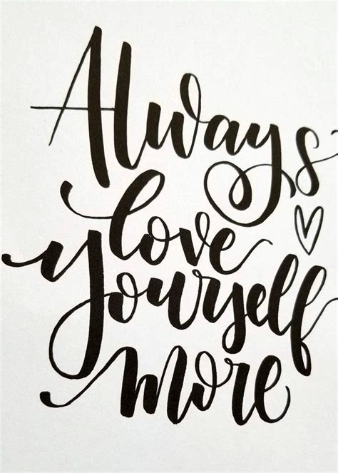 Always Love Yourself More Affiche 8x10 à Imprimer Pdf Etsy Love You