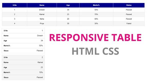 Html Table With Css Example Hot Sex Picture